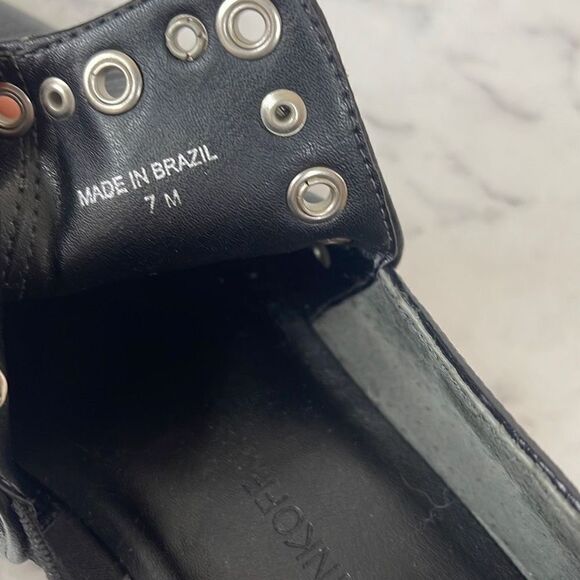 Rebecca Minkoff Anette Grommet Black Booties 7 - Picture 4 of 5